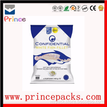 plastic frozen food packaging bag, aluminium bag packaging